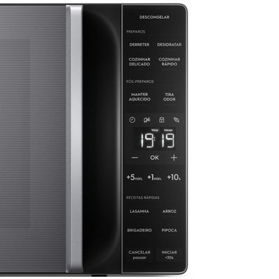 Micro-ondas Electrolux 23L cor Inox Efficient com Descongelamento Assistido (ME23S) 127V