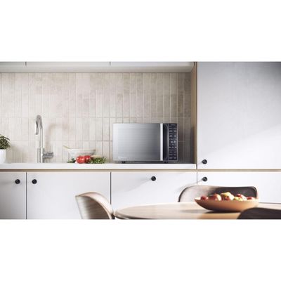 Micro-ondas Electrolux 23L cor Inox Efficient com Descongelamento Assistido (ME23S) 127V
