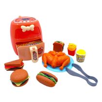 Conjunto Air Fryer Infantil com Luzes e Acessórios