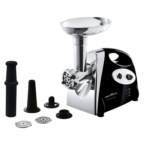 Moedor de Carne Elétrico Britânia Preto 350W 127V