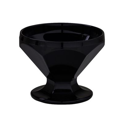 Taça de Sobremesa Caribe 150ml Preta em Polipropileno