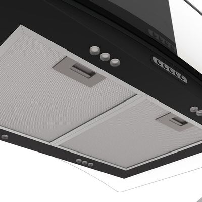 Coifa Terim Ilha Teto Vidro Curvo Black 75 cm Preto 220V