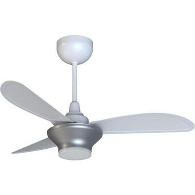 Ventilador De Teto Ventisol Mistral 3 Pás Branco-cinza Bivolt