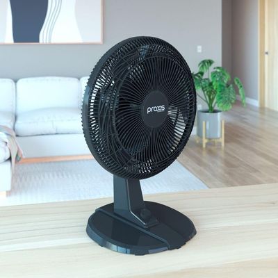 Ventilador De Mesa Praxis 42cm VMP42 6 Pás Preto 220V