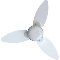 Ventilador De Teto Ventisol Elluz 3 Pás Branco Bivolt