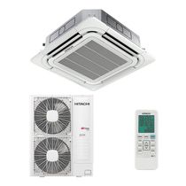 Ar Condicionado Split Cassete 4 Vias Hitachi Aircore 600 Inverter BTUS Quente E Frio 220V