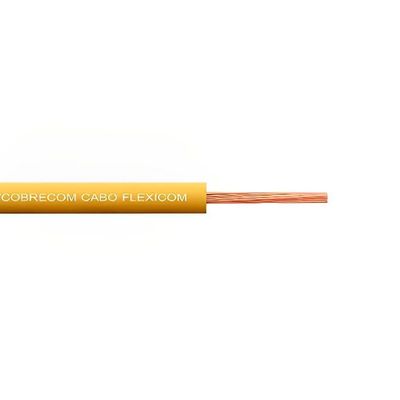 Cabo Flexicom De Cobre 2,5mm 750 Volts Amarelo Com 100 Metros - 1150501401 - Cobrecom