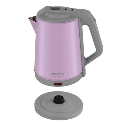 Chaleira Elétrica Rosa Britânia 1,9L Inox BCH12RS 127V