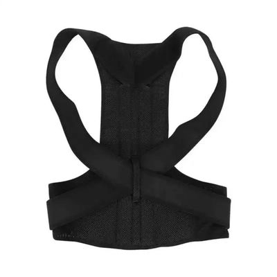 Corretor Postural Suporte Magnético Imã Duplo Cinta Ajustável Homens Mulheres - Preto