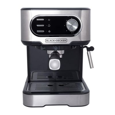 Cafeteira Espresso Black+Decker CE1100G Gourmand Gris 1100W Multifunções 1,5L Inox Inox / 110
