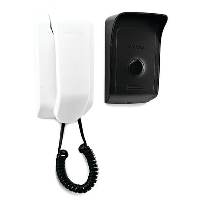 Interfone Porteiro Eletrônico Residencial Intelbras Ipr 1010 Controle De Acesso Abertura De Portão Alarme Anti Violação