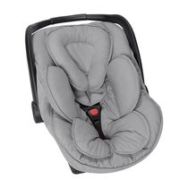 Capa Anatômica Cinza Bebê Conforto Acolchoada Ajustável