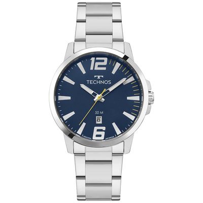Relógio Technos Masculino Ref: 2115ucn/1a Racer Prateado
