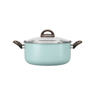 Caçarola Brinox Suprema 24cm Ceramic Life 4,5L Verde