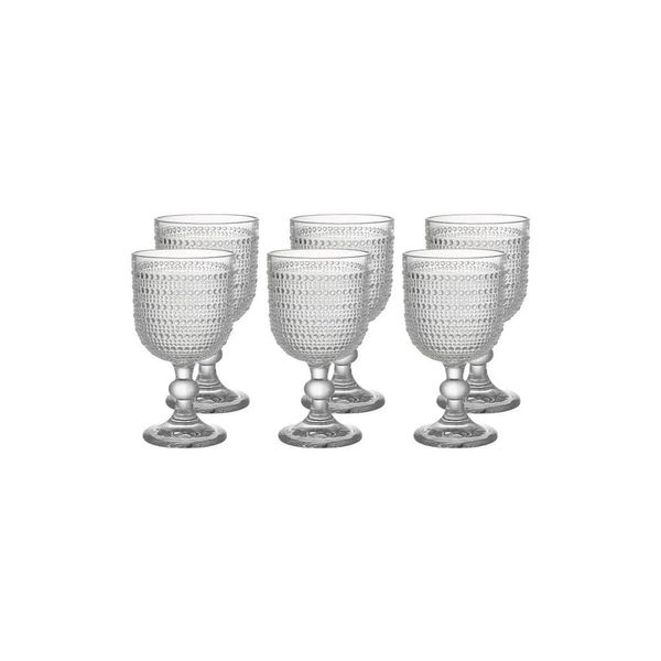 Conjunto de Taças Brinox Haus Concept Esfera 360ml 6 Peças Vintage Vidro