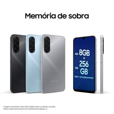 Celular Samsung Galaxy A17 4G Tela 6.7" 128GB Super AMOLED Câmera Tripla 50MP Azul