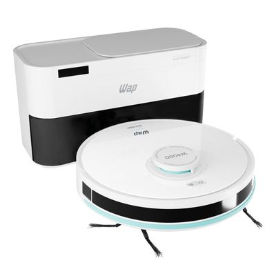 Robô Aspirador de Pó WAP ROBOT W4000 48W Navegação 360° Branco branco / 220