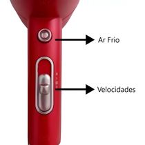 Secador de Cabelo Profissional Cabelereiro Beleza 127V