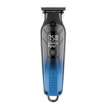 Maquina de Cortar Cabelo Kemei 1741 Degrade Acabamento Cor:Azul