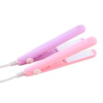 Mini Chapinha Prancha Alisadora de Bolsa Portátil Cor:Rosa