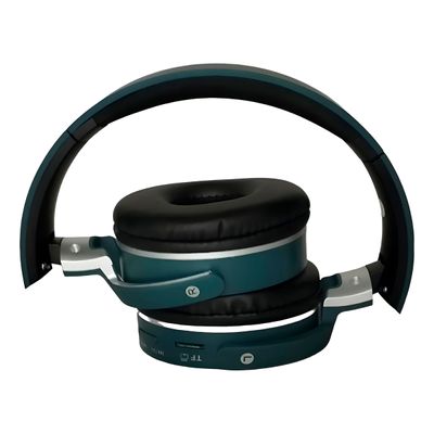 Headset Auscultadores Bluetooth Over-Ear Recarregável Cor:Cinza