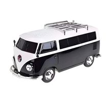 Caixinha de Som Formato Carro Kombi Bluetooth USB Cor:Preto