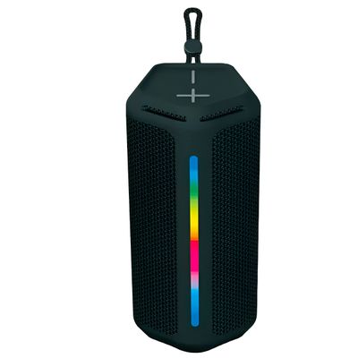 Caixa de Som Bluetooth Resistente à Água Portátil LED RGB Modelo:Azul