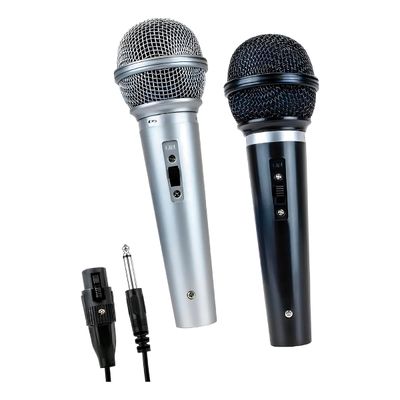 Conjunto 2 Microfones Dinâmicos Profissionais Conexão P10