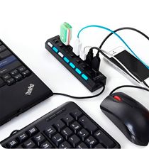 Hub Cabo Usb 2.0 Extensor Adaptador 7 Portas Hd Pen Drive - Conecte Todos Seus Dispositivos com Praticidade