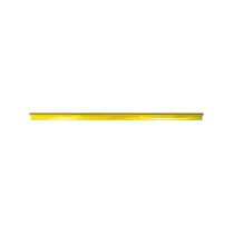 Porta Etiqueta Simples Amarelo 90cm Com Acrílico New Plus/plus - Sa Gôndolas