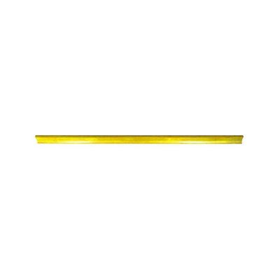 Porta Etiqueta Simples Amarelo 90cm Com Acrílico New Plus/plus - Sa Gôndolas