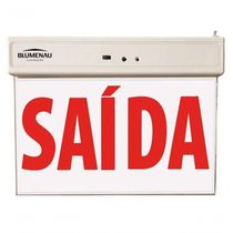 Placa De Saída Led 1 Face 1W - Vermelha - Blumenau Iluminação