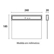 Placa De Saída De Emergência Blumenau 1w Bivolt