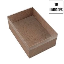 Embalagem Para Ovo De Colher Kraft Ajustável 150g 250g 10 Un