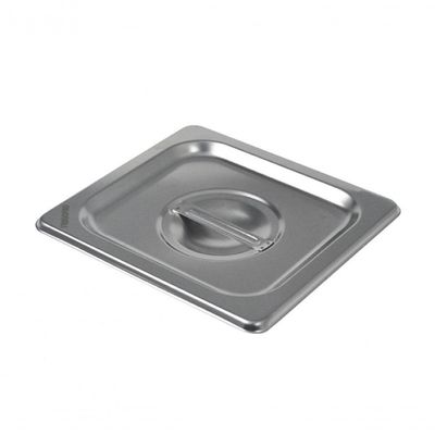 Kit 6 Cubas Gastronomica Inox 1/6x100mm Com Tampa Brasinox