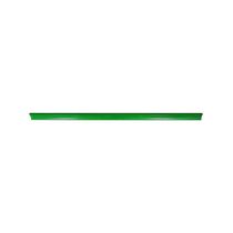 Kit - 10 Porta Etiqueta Simples 90 Cm Verde Com Acrílico New Plus/plus - Sa Gôndolas