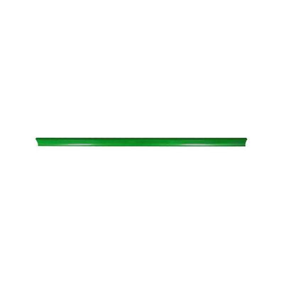 Kit - 10 Porta Etiqueta Simples 90 Cm Verde Com Acrílico New Plus/plus - Sa Gôndolas
