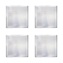 Kit - 4 Assadeiras Forma Bandeja Estampada Alumínio 35cm X 35cm Prp-004 Fc4emv - Imeca