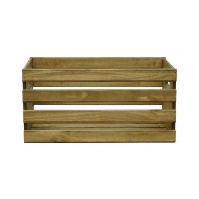 Caixa Hortifruti Malta 40x24x23cm -madeira