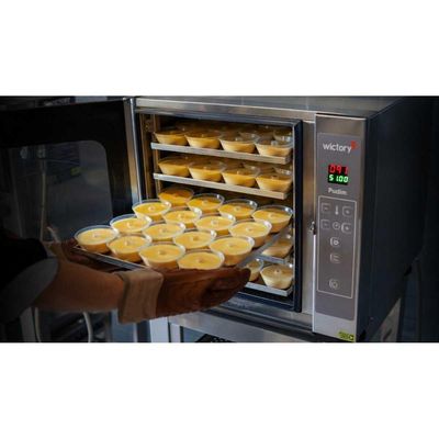Forno Turbo Elétrico Para Pudim 5 Esteiras Com Vapor Wcpp-535 220v - Wictory