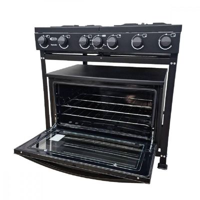 Fogão Com Forno Semi-industrial 4 Bocas 107l Clarice Preto Fosco
