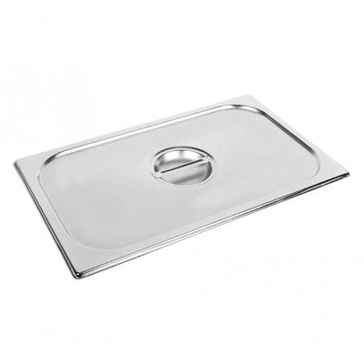 Cuba Gastronomica Inox Gn 1-1 X 200mm Com Tampa Brasinox