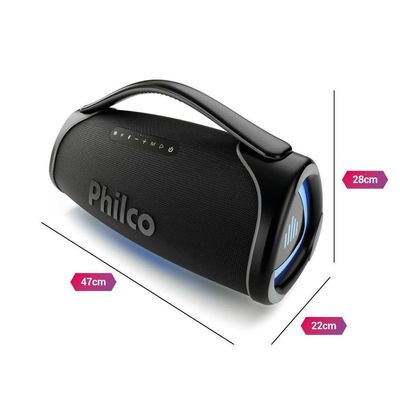 Boombox Philco Extreme Bluetooth V.5.4 300W PBX01 Bivolt