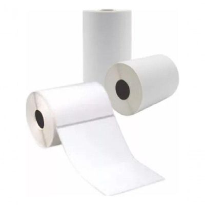 20 Rolos 200 Etiqueta 10x15 100x150 Térmica Adesiva Cor Bran