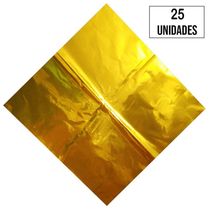 Embalagem Para Ovo Metalizado Dourado 350g A 500g - 25 Unidades