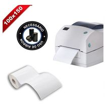 1 Rolo Etiqueta 10x15 100x150 Couche Serrilha Zebra Elgin Co