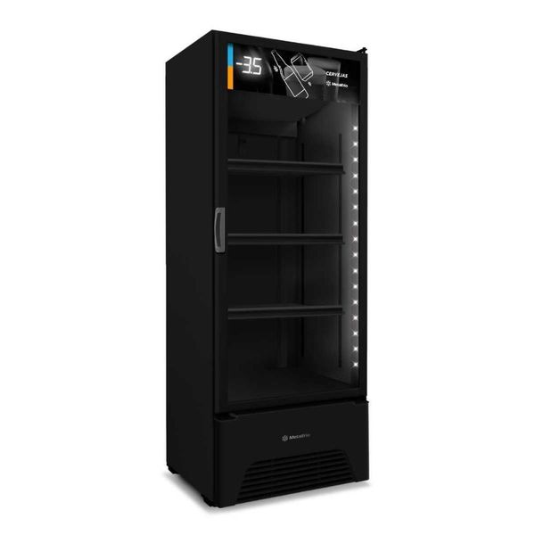 Cervejeiro Expositor Porta De Vidro 576 Litros Vn50a All Black 220V Metalfrio