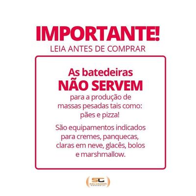 Batedeira Planetária Eletrônica Luxo 12 Litros Bpel-12 Bivolt - Braesi Bivolt