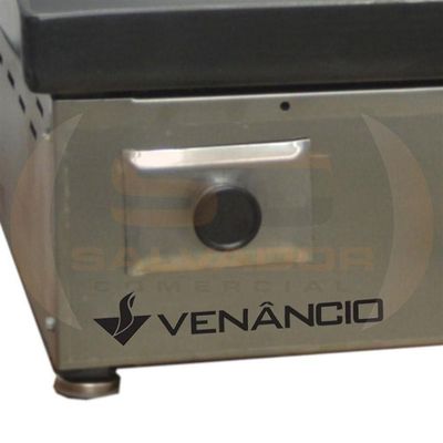 Chapa Bifeteira Lanche Gas Inox C80 Cm - Venâncio