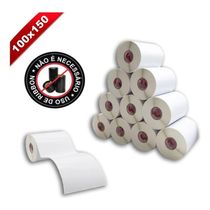10 Rolos Etiqueta 10x15 100x150 Térmica Serrilha E-commerce